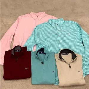 Vineyard Vines sport shirt & 1/4 Zip package!